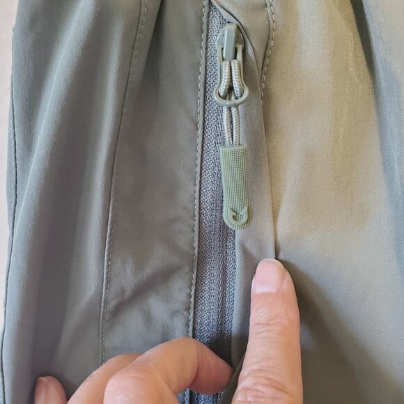 Northyard Army Green Running Gym Shorts Quick Dry Athletic Zip Pockets Men’s XL - Picture 11 of 12